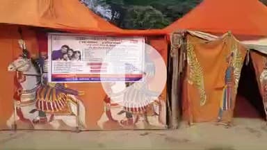 बाह: बटेश्वर मेला में अस्थायी डाकघर और पुलिस तंबू बने शोपीस