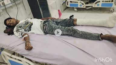 भीलवाड़ा: भगवानपुरा में पैदल जा रहे युवक को तेज रफ्तार ट्रैक्टर ने मारी टक्कर, हादसे में युवक गंभीर घायल, अस्पताल में इलाज जारी