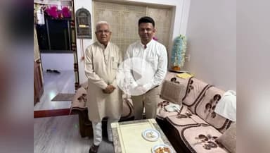 સુબીર: ડાંગ વલસાડના સાંસદ ધવલ પટેલે નવસારી ખાતે રાજ્યપાલ મધ્યપ્રદેશના મંગુભાઈ પટેલના ઘરે મુલાકાત લીધી