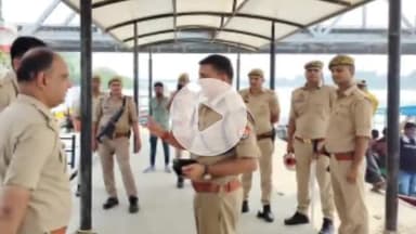 मथुरा: अकाल मृत्यु से बचने के लिए होने वाले यम द्वितीया स्नान की तैयारियों का एसपी सिटी ने लिया जायजा