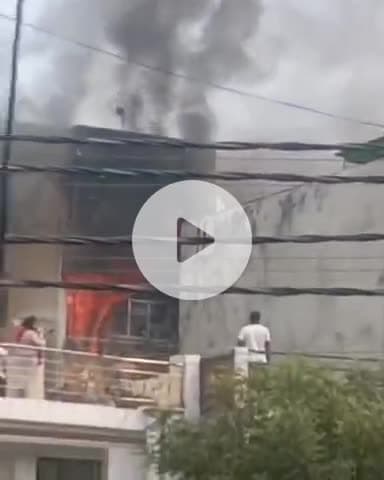 कानपुर: किदवई नगर थाना क्षेत्र के साकेत नगर स्थित शिवम अपार्टमेंट में लगी आग