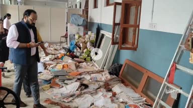 महू के शासकीय अस्पताल का हेल्थ डिपार्टमेंट के डिप्टी डायरेक्टर ने किया निरीक्षण