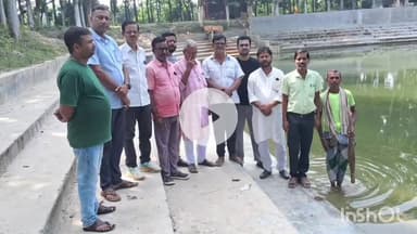 मनसाही: हफलागंज शिव मंदिर छठ घाट का जनप्रतिनिधियों ने किया निरीक्षण, साफ-सफाई व पानी की स्थिति का लिया जायजा