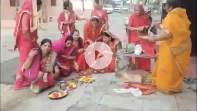 लाडपुरा: कोटा में महिलाओं ने गोवर्धन पूजा कर परिवार की खुशहाली की कामना की
