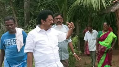 பேராவூரணி: கனமழையால் வீட்டு சுவர் இடிந்து விழுந்தது ...நேரில் சென்று உதவிக்கரம் நீட்டிய பேராவூரணி எம் எல் ஏ