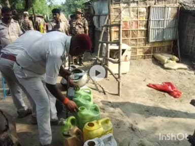 मधेपुरा: पुलिस ने निशिहरपुर गांव में अवैध शराब की भट्टी ध्वस्त की, 96 लीटर शराब जब्त व 300 लीटर कच्ची शराब नष्ट