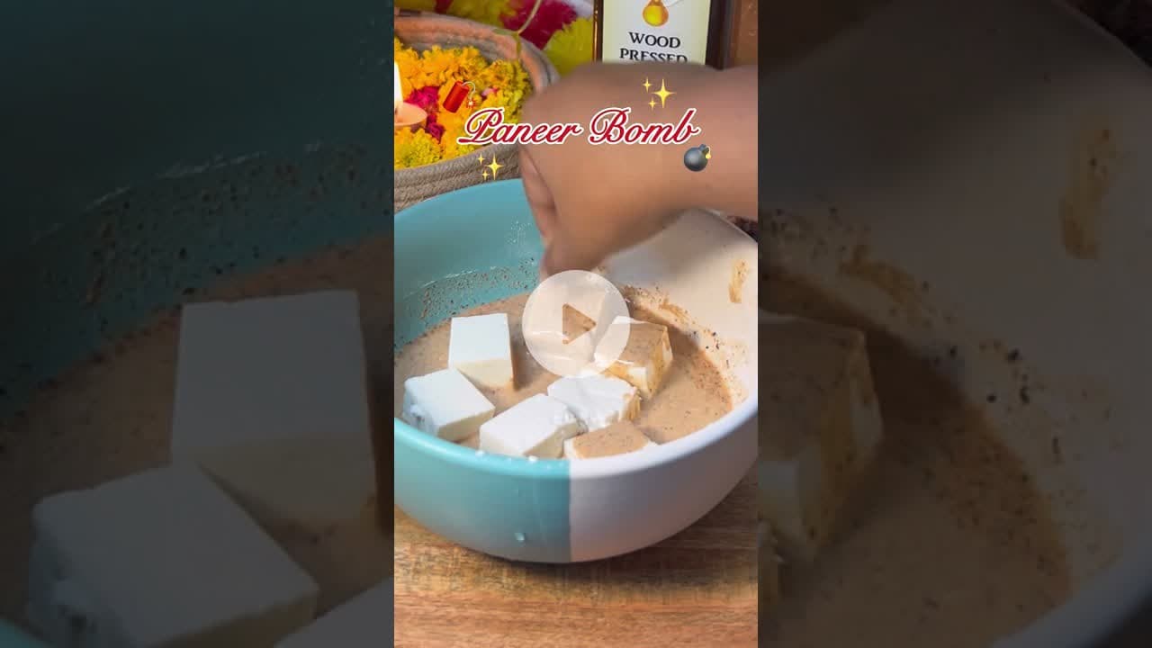#shortvideo Paneer Bomb 💣  #recipe #trending #viral #paneerrecipe #yshorts