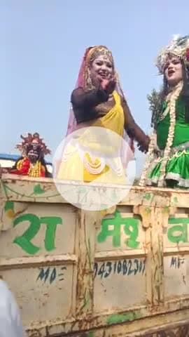 ग्राम लोहड़ी मां लक्ष्मी को प्रतिमा ग्राम पंचायत के जनता दोबारा विश्वरंजन किया पुनपुन नदी में  देवरहा