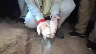 कनवास: बिशनपुरा में निर्माणाधीन स्कूल की जांच करने पहुंचे ऊर्जा मंत्री, ग्रामीणों ने नींव में मिट्टी भरने की की थी शिकायत