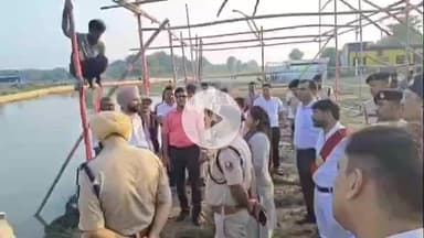 मधेपुरा: छठ घाटों पर आचार संहिता उल्लंघन पर होगी कार्रवाई, डीएम-एसपी ने किया घाटों का निरीक्षण