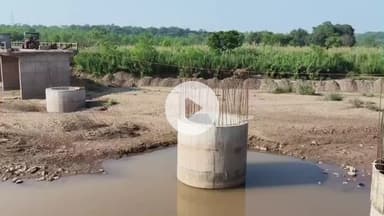 सोलन: नालागढ़ में दभोटा पुल के टूटे ढाई वर्ष बाद भी रिनिर्माण कार्य शुरू नहीं हुआ, पूर्व विधायक कृष्ण लाल ठाकुर मौके पर पहुंचे