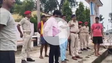 शिवसागर: शिवसागर थाने की पुलिस ने अंचलाधिकारी के साथ विभिन्न छठ घाटों का किया निरीक्षण