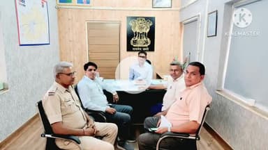 दौसा: जिला बाल कल्याण समिति के पदाधिकारी सदर थाना दोसा पहुंचे, थाना अधिकारी के साथ बाल कल्याण को लेकर की बैठक