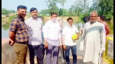 हिरणपुर: बीडीओ और थाना प्रभारी ने विभिन्न छठ घाटों का निरीक्षण किया