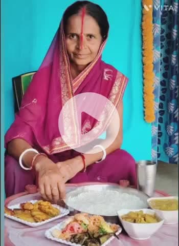 मनसाही :-  नहाए खाए के साथ छठ पूजा का शुभारंभ।