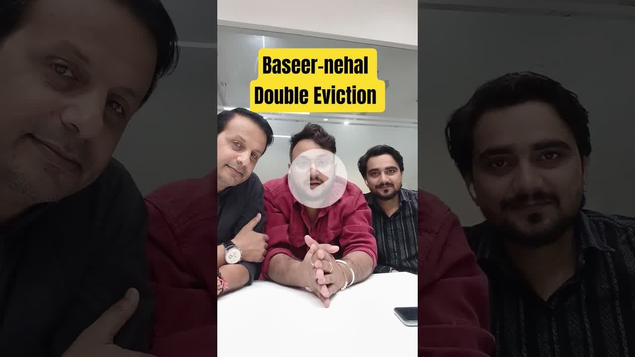 #baseerali #biggboss19 #nehalchudasama double Eviction alert