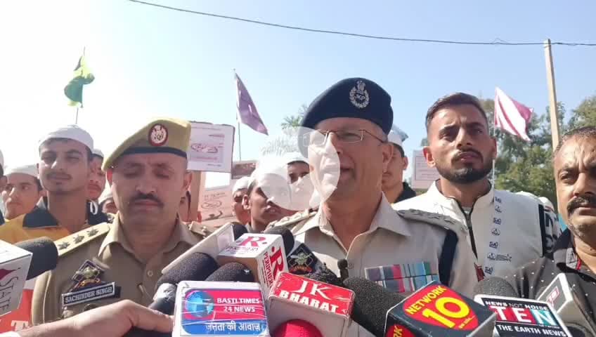 जिला पुलिस पुंछ द्वारा "Say No To Drugs" एंटी ड्रग रैली का आयोजन