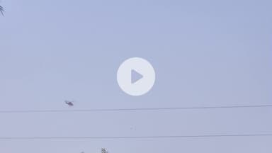 अमरोहा: अमरोहा के आसमान में अचानक मुख्यमंत्री का हेलीकॉप्टर दिखाई दिया, प्रशासन में हड़कंप