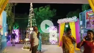 देवघर: साहब पोखर पार्क में चिंटू तालाब छठ पूजा समिति ने पूरे पार्क को सजाया