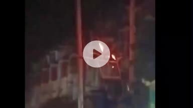 बदलापुर: घनश्यामपुर बाजार में ट्रांसफार्मर के पास लगी आग, मच गया हड़कंप