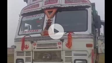 मऊगंज: मऊगंज में नो एंट्री का उल्लंघन करने पर यातायात पुलिस ने कलेक्टर द्वारा ज़ब्त किया ट्रक