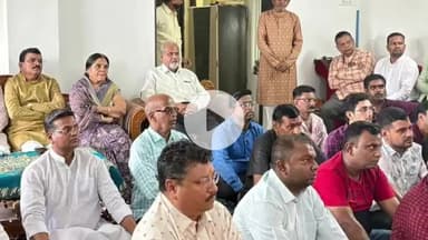 खंडवा नगर: खंडवा में 'मन की बात' कार्यक्रम में सांसद, विधायक और महापौर ने जनता संग सुना प्रधानमंत्री मोदी का संदेश