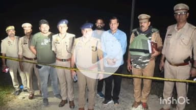 बिधूना: कोतवाली क्षेत्र के मिश्रीपुर मोड़ के पास पुलिस मुठभेड़ में तीन बदमाश गिरफ्तार, एक के पैर में लगी गोली