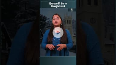 हिमाचल की टॉप 10  फिसड्डी पंचायतें | Himachal News #shorts #panchayatelection2025