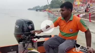 मुंगेर: मुंगेर में छठ महापर्व को लेकर SDRF की टीमें गंगा के विभिन्न घाटों पर कर रही हैं पेट्रोलिंग