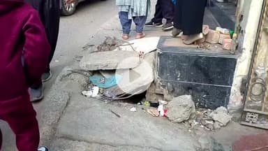 सोलन: सोलन के मशरूम चौक पर टूटा फुटपाथ बन रहा है हादसों का कारण