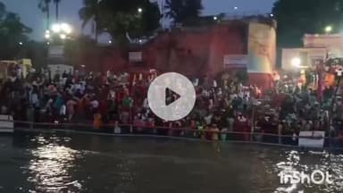 मुंगेर: छठ पर्व पर जिलाधिकारी निखिल धनराज निप्पाणीकर और पुलिस अधीक्षक सैयद इमरान मसूद ने किया मुंगेर के कष्टहरणी घाट का निरीक्षण