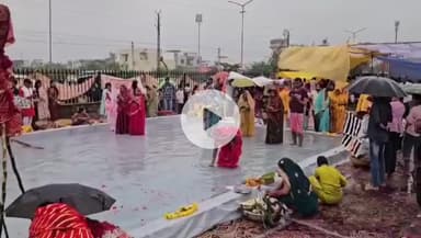 भीलवाड़ा: डूबते सूर्य को अर्घ्य के साथ छठ महापर्व हर्षोल्लास से मनाया, पूर्वांचल जन चेतना सेवा समिति ने संभाली कमान, सुंदर संगम