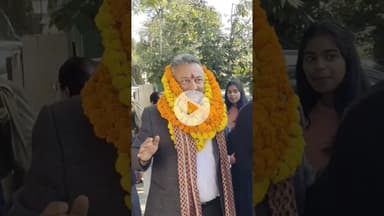 सोलन पहुंचने पर शिक्षा मंत्री रोहित ठाकुर का जोरदार स्वागत #solan #education #mantri