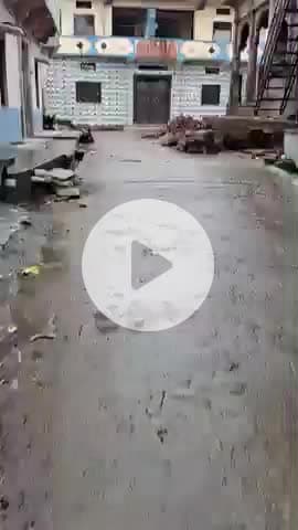 कूम्हार खैडा मे पीछले 27घन्टे से लगातार बारीस व तुफाँ गाव मे कोई नही दीखा सब गरो मे है सात ही फसलो काभारी नूकसान