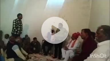 बारां: श्री यादे मां माटी कला बोर्ड के अध्यक्ष प्रहलाद राय प्रजापति ने भाजपा प्रत्याशी के लिए अंता विधानसभा के गांवों का दौरा किया