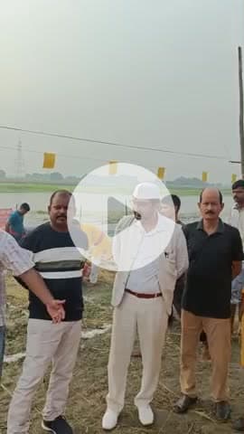 छठ घाटों का निरीक्षण कर छठी माई का आशीर्वाद प्राप्त किया।