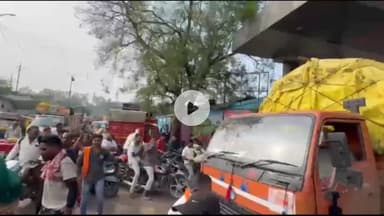 राऊ: चोइथराम मंडी में ट्रैफिक जाम, किसान और आम लोग हुए परेशान, यातायात बाधित