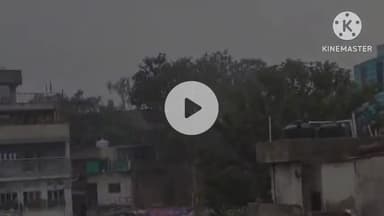 खूंटी: खूंटी में चक्रवाती तूफान 'मोंथा' का दिखा असर