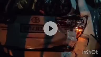 धरमपुरी: मुंबई-आगरा राष्ट्रीय राजमार्ग पर खलघाट के पास स्पीड ब्रेकर पर कार में घुसा कंटेनर, पिछला हिस्सा क्षतिग्रस्त