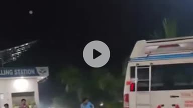 जगाधरी: बिलासपुर जगाधरी रोड पर नशे में टेंपो ट्रैवलर ने पेट्रोल पंप में घुसाई गाड़ी, हादसा टला