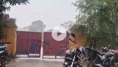 गिरिडीह: मोथा तूफान का गिरिडीह मुख्यालय और आसपास में दिखा असर, आसमान में छाए रहे काले बादल