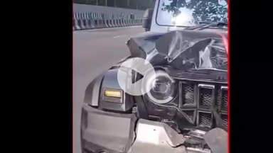 देहरादून: क्लेमेंटटाउन थाना क्षेत्र में मंगलवार शाम नई थार का हुआ एक्सीडेंट, चालक घायल हुआ