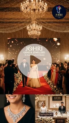 इस Shaadi Season – Johri Gems & Jewellers लाया है Rings, Haar, Tops & Jhumki का Royal Collection 💫
हर Bride बने Stylish & Royal – Kota ka No.1 Wedding Jewellery Destination! 
Gma Plaza Opp.New Cloth Market, Kota