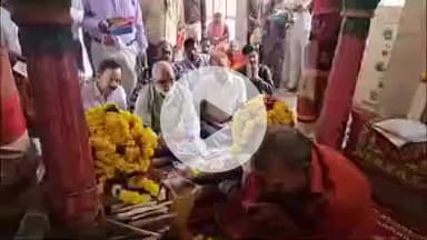 लाडपुरा: दशहरे मेले की समाप्ति के बाद पूजा-अर्चना के साथ विधिवत गणेश जी की विदाई कार्यक्रम आयोजित