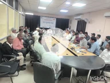 बांसवाड़ा: भारतीय किसान संघ के पदाधिकारियों ने जिला कलेक्टर और माही विभाग के अधिकारियों से की भेंट