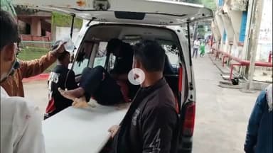 गिरिडीह: जिलेबिया मोड़ घाटी में भीषण सड़क हादसा, युवक गंभीर रूप से घायल, धनबाद रेफर