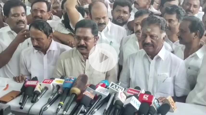 கமுதி: பசும்பொன் தேவர் நினைவிடத்தில் அஞ்சலி செலுத்திய பின் ஓபிஎஸ் மற்றும் டி டி வி தினகரன் இணைந்து பேட்டி