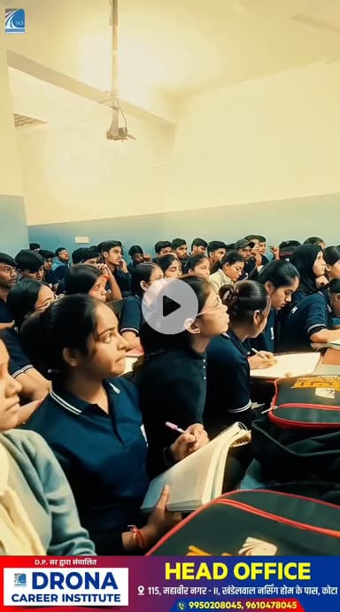 Real Guidance, Real Results!
@dronacareerinstitute
@dronacareerinstitute
Kota's Best AGRICULTURE Institute
कृषि पर्यवेक्षक (Agriculture Supervisor) की तैयारी को बनाएं और भी मजबूत । 💪