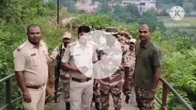 राजगीर: राजगीर की पहाड़ियों में पुलिस का सर्च अभियान, चुनाव को देखते हुए बढ़ाई गई सतर्कता