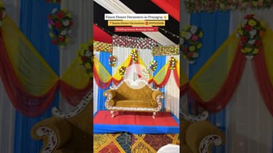 Presenting Kasim Flower Decorations, Prayagraj 🌹 #ytshorts #prayagraj #flowerdecoration